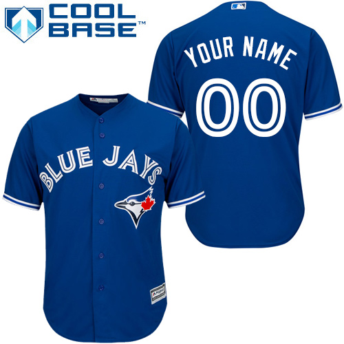 Youth Majestic Toronto Blue Jays Customized Replica Blue Alternate MLB Jersey