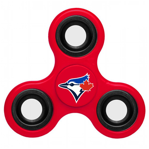 MLB Toronto Blue Jays 3 Way Fidget Spinner A37 - Red